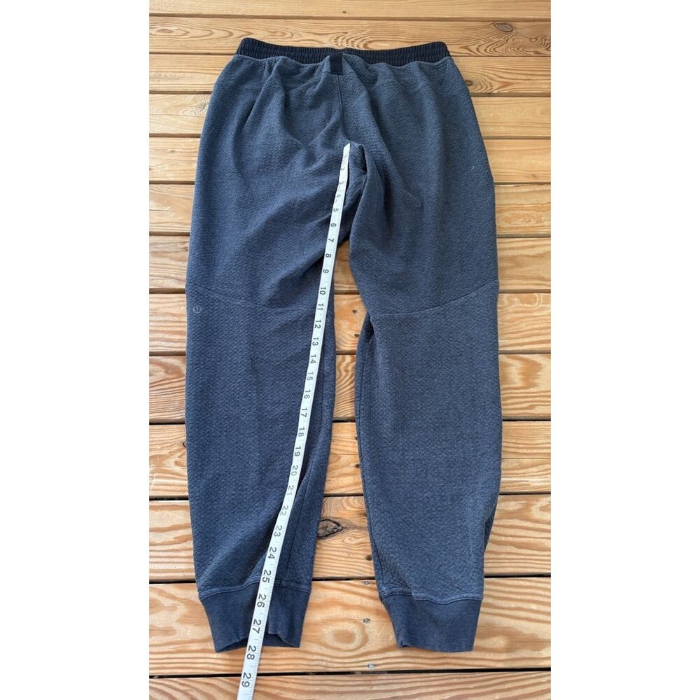 Lululemon Men’s At Ease Textured Sweatpants Size M Grey T10 - Picture 7 of 8